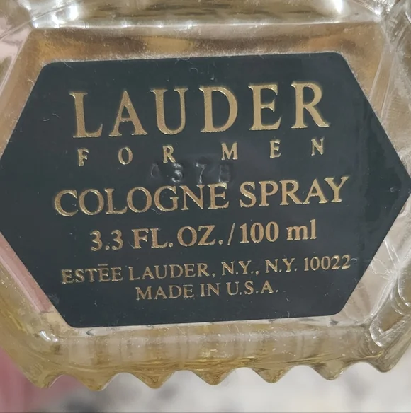 LAUDER FOR MEN BY ESTÉE LAUDER 3.3 oz Cologne Spray 100 ml Old Formula* 25% Full - Picture 4 of 4